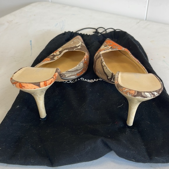 Dolce & Gabbana Canvas Mules Size 36 1/2 - Picture 3 of 7